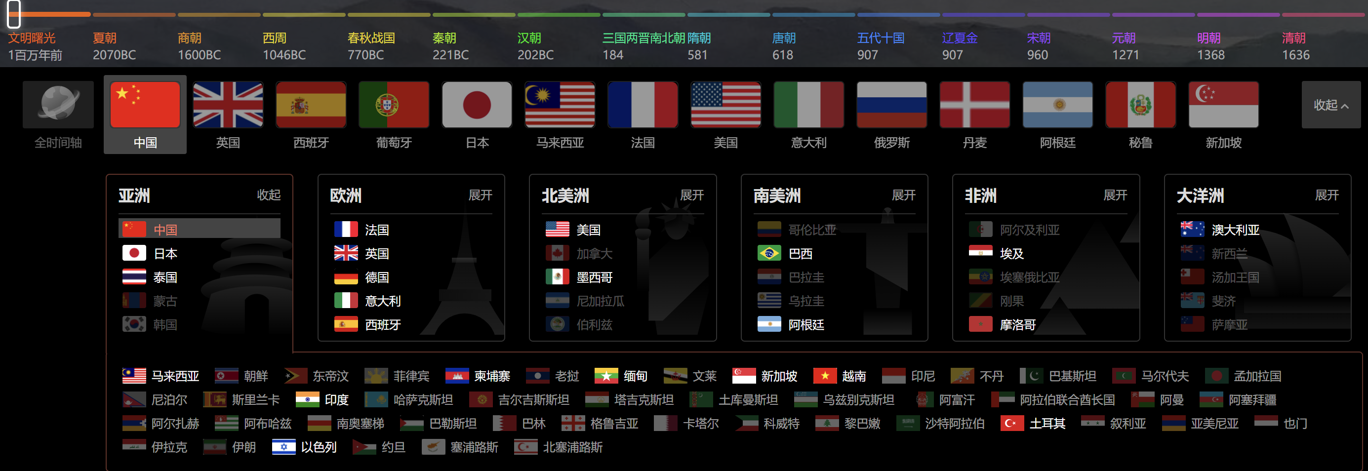 全历史网站截图