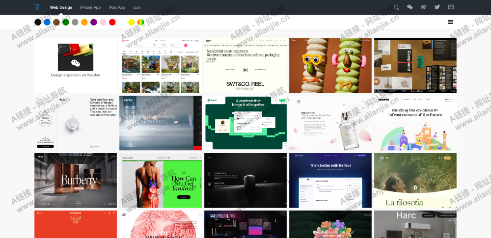 Reeoo(网页设计)PC端网站首页截图